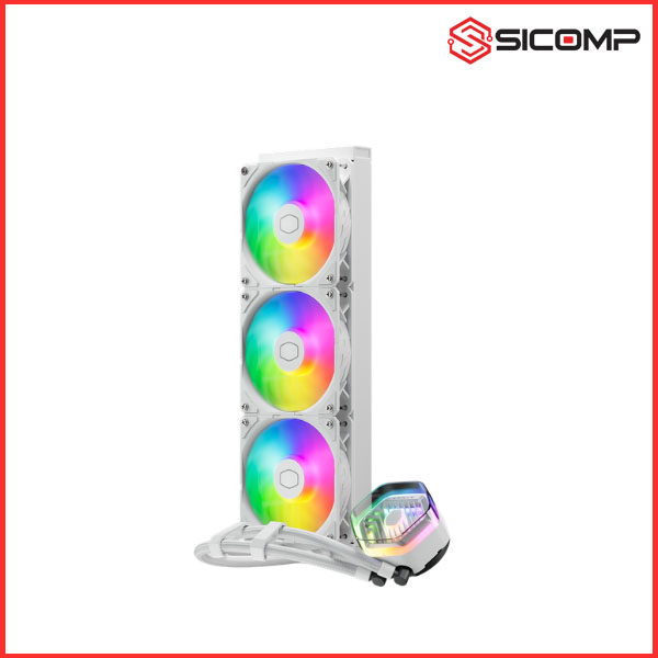 TẢN NHIỆT NƯỚC COOLER MASTER MASTERLIQUID 360 ATMOS ARGB WHITE, Picture 2