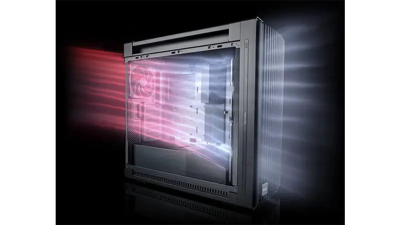 VỎ CASE ASUS PA602 PROART WOOD METAL PWM BLACK (EATX/FULL TOWER/ 3FAN))