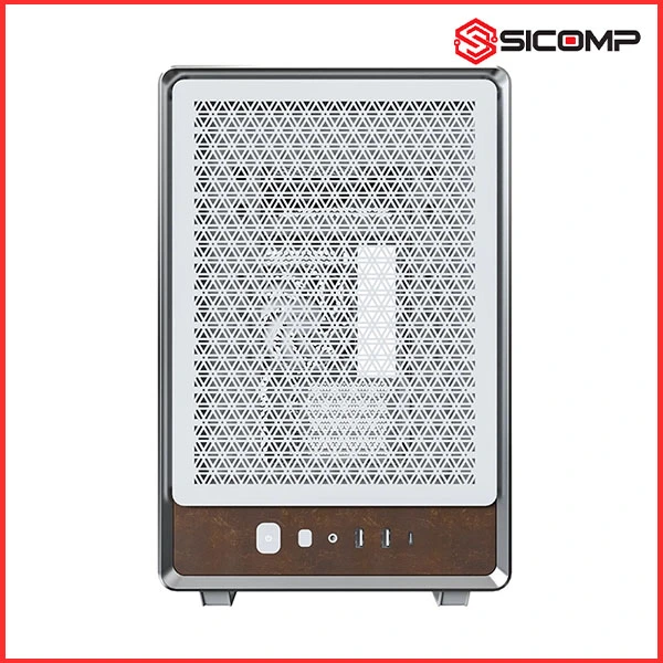 VỎ CASE MONTECH HERITAGE PRO WHITE (M-ATX/MINI TOWER/MÀU TRẮNG), Picture 3