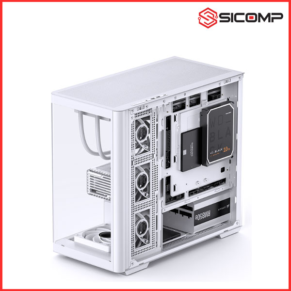 VỎ CASE JONSBO D300 WHITE ( MATX, MÀU TRẮNG, KÍNH CONG), Picture 11