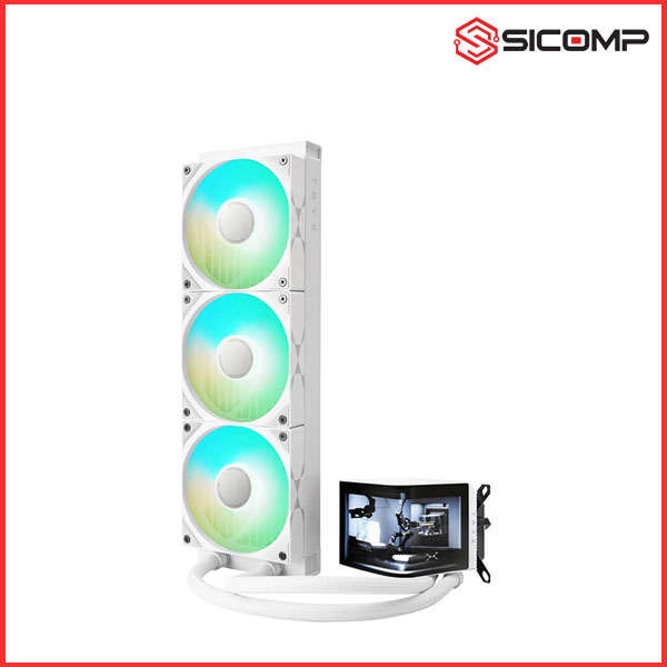 TẢN NHIỆT NƯỚC TRYX PANORAMA ARGB 360 (MÀN AMOLED 6.5 / BƠM ASETEK 8) WHITE - CHÍNH HÃNG, Picture 2