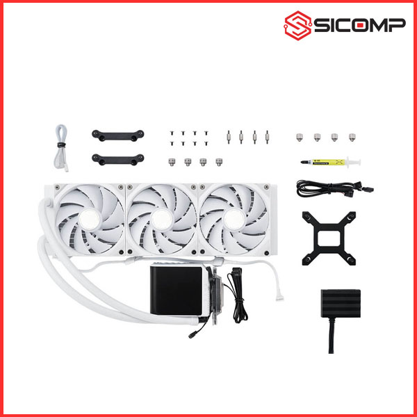 TẢN NHIỆT NƯỚC TRYX PANORAMA ARGB 360 (MÀN AMOLED 6.5 / BƠM ASETEK 8) WHITE - CHÍNH HÃNG, Picture 4