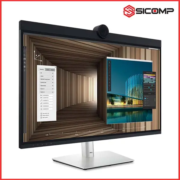   MÀN HÌNH ĐỒ HỌA DELL ULTRASHARP U3224KB (32 INCH - 6K - IPS - 60HZ - 5MS - PHẲNG - WBCAM), Picture 3