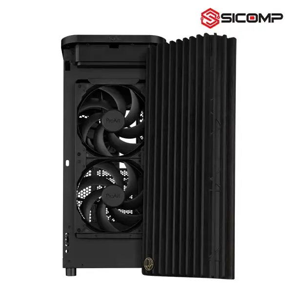 VỎ CASE ASUS PA401 PROART WOOD MTL PWM BLACK, Picture 5