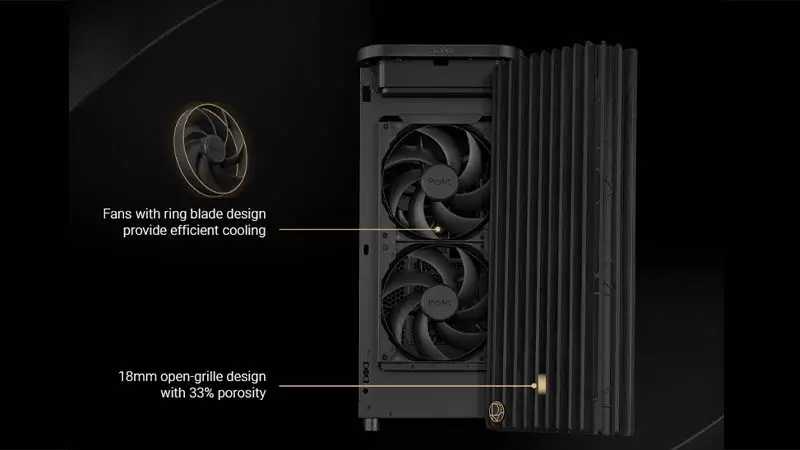 VỎ CASE ASUS PA401 PROART WOOD MTL PWM BLACK