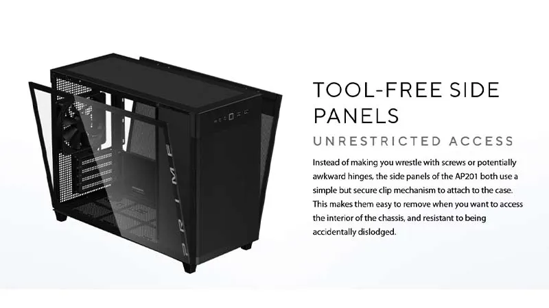 VỎ CASE ASUS PRIME AP201 TG EDITION