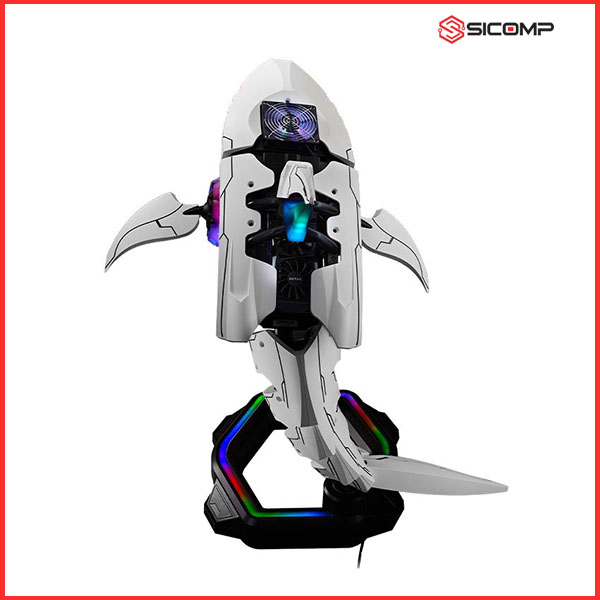 VỎ CASE COOLER MASTER SHARK X - WHITE ( PHIÊN BẢN GIỚI HẠN, KÈM NGUỒN SFX, TẢN NHIỆT NƯỚC AIO), Picture 5