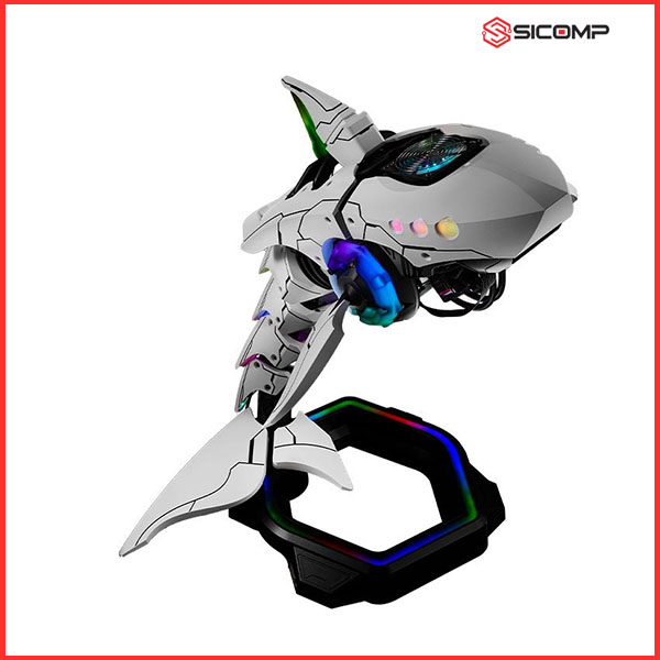 VỎ CASE COOLER MASTER SHARK X - WHITE ( PHIÊN BẢN GIỚI HẠN, KÈM NGUỒN SFX, TẢN NHIỆT NƯỚC AIO), Picture 7