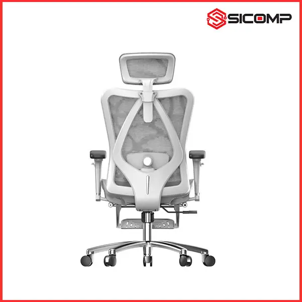 GHẾ CÔNG THÁI HỌC SIHOO M57B-N102 (KHUNG XÁM, LƯỚI XÁM), Picture 3