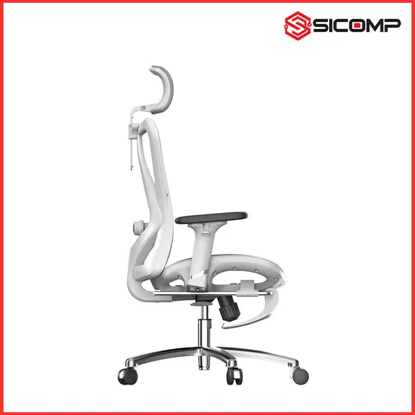 GHẾ CÔNG THÁI HỌC SIHOO M57B-N102 (KHUNG XÁM, LƯỚI XÁM), Picture 4