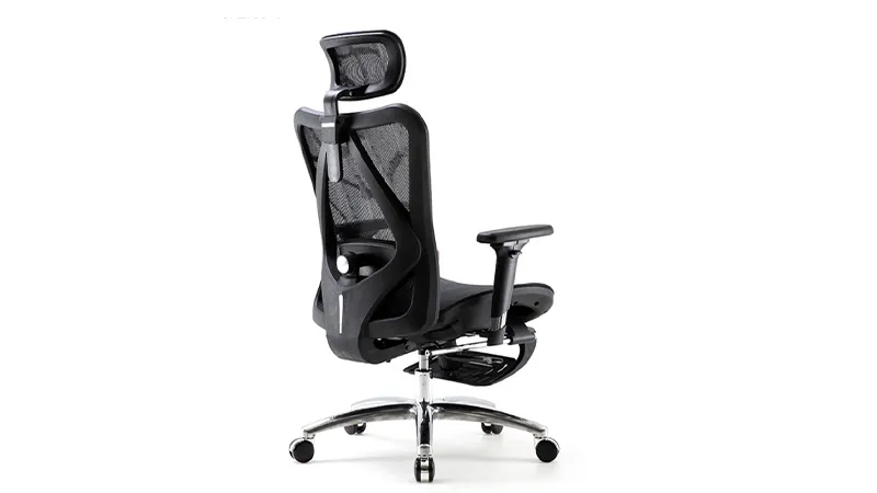 GHẾ CÔNG THÁI HỌC SIHOO M57B-N101 (KHUNG ĐEN, LƯỚI ĐEN)