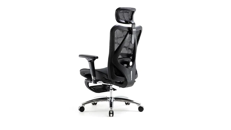 GHẾ CÔNG THÁI HỌC SIHOO M57B-N101 (KHUNG ĐEN, LƯỚI ĐEN)