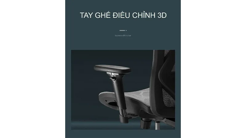 GHẾ CÔNG THÁI HỌC SIHOO M57B-N101 (KHUNG ĐEN, LƯỚI ĐEN)