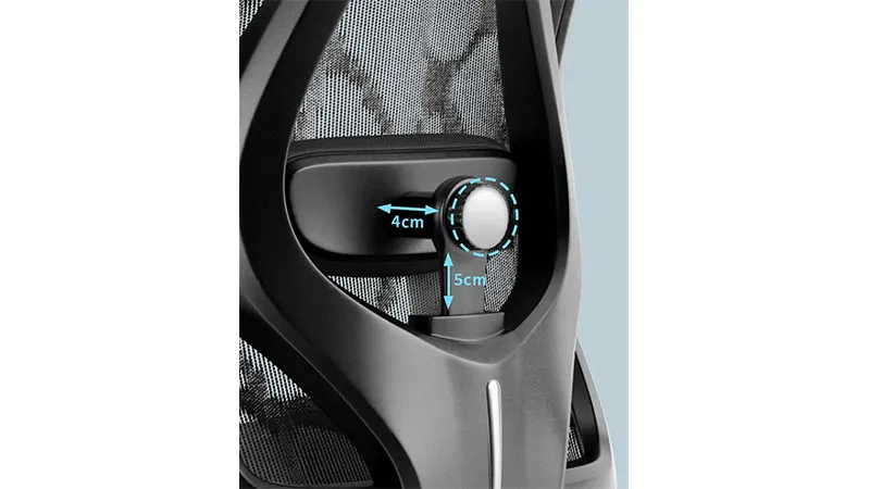 GHẾ CÔNG THÁI HỌC SIHOO M57-N102 BLACK FRAME GREY MESH (KHUNG ĐEN, LƯỚI XÁM)