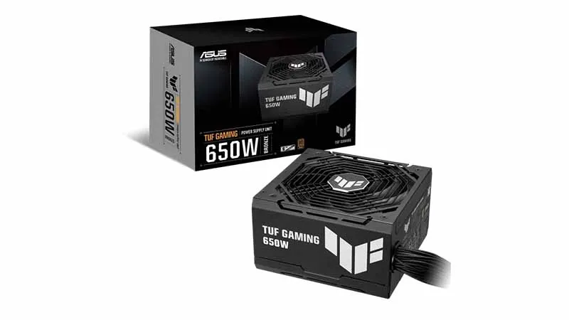 NGUỒN MÁY TÍNH ASUS TUF GAMING 650W BRONZE -650B (80 PLUS BRONZE, MÀU ĐEN)