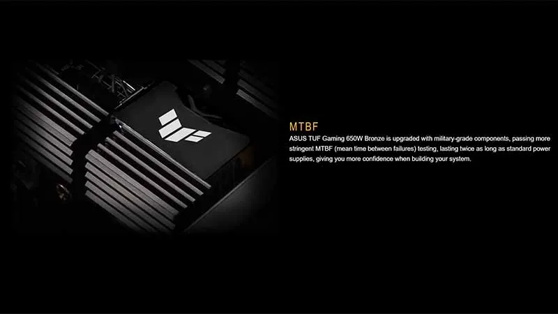 NGUỒN MÁY TÍNH ASUS TUF GAMING 650W BRONZE -650B (80 PLUS BRONZE, MÀU ĐEN)