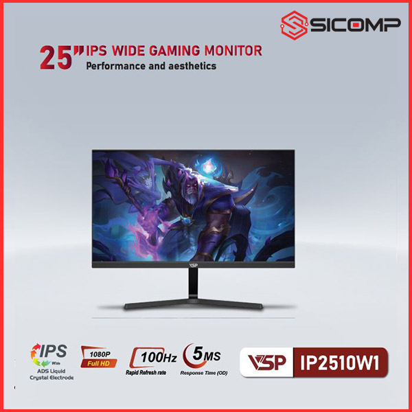 MÀN HÌNH VSP IPS - IP2510W1 (24.5 INCH/FHD/IPS/100HZ/5MS), Picture 2