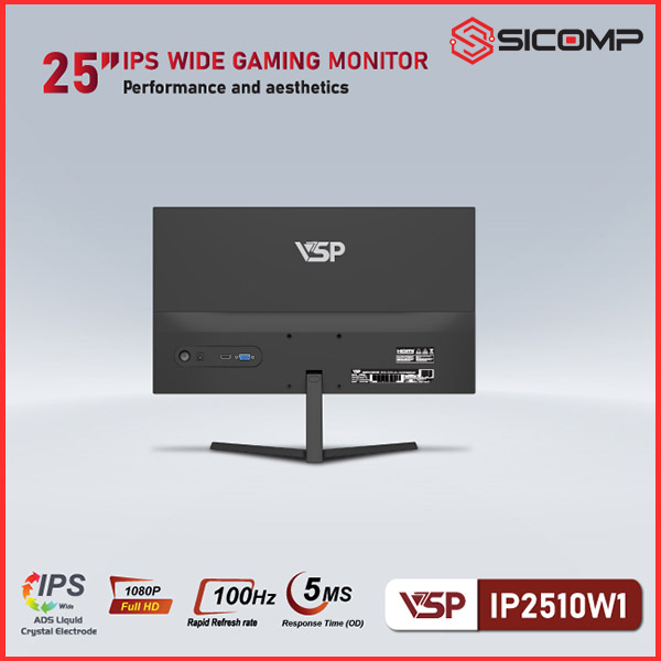 MÀN HÌNH VSP IPS - IP2510W1 (24.5 INCH/FHD/IPS/100HZ/5MS), Picture 3