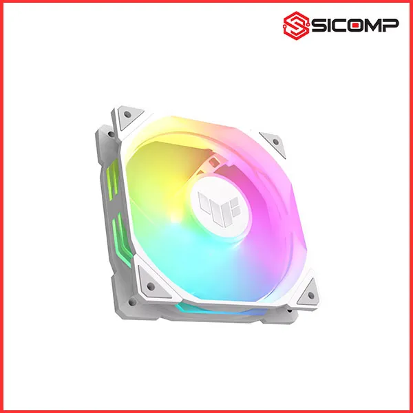 FAN TẢN NHIỆT ASUS TUF GAMING TR120 ARGB FAN - TRIPLE PACK WHITE (PACK 3 FAN ARGB 120MM), Picture 4