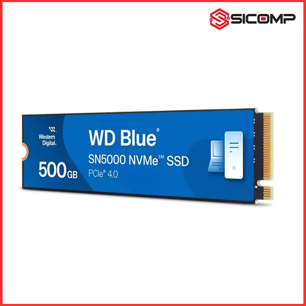 Ổ CỨNG SSD WESTERN DIGITAL BLUE SN5000 500GB NVME PCIE GEN4 X4 WDS500G4B0E (ĐỌC: 5000 MB/s | GHI : 4000 MB/s), Picture 2