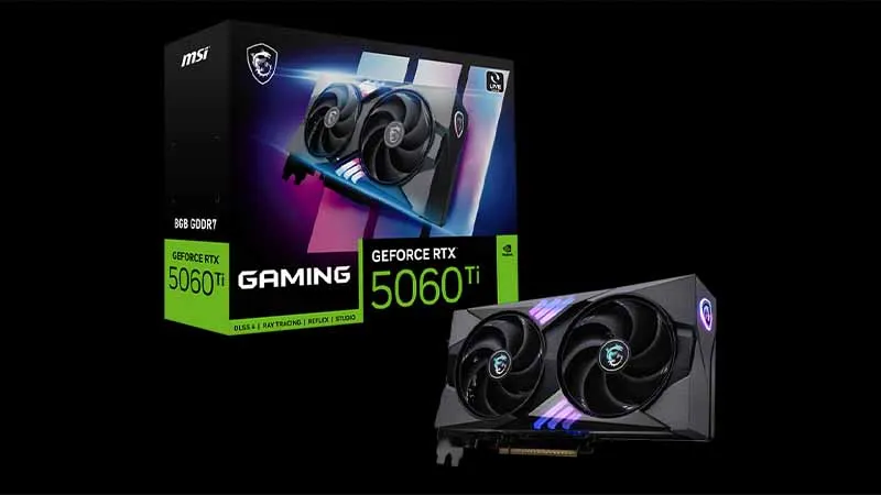 CARD MÀN HÌNH MSI GEFORCE RTX 5060 TI 8G GAMING