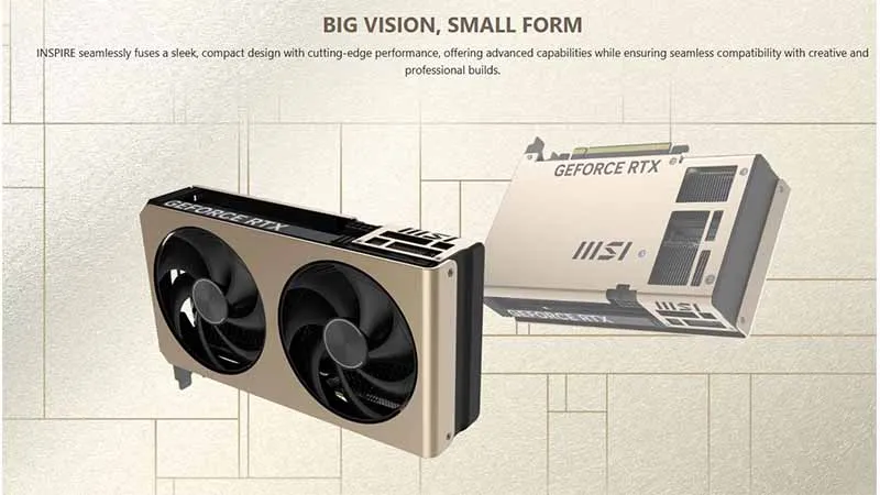 CARD MÀN HÌNH MSI GEFORCE RTX 5060 TI 16G INSPIRE 2X