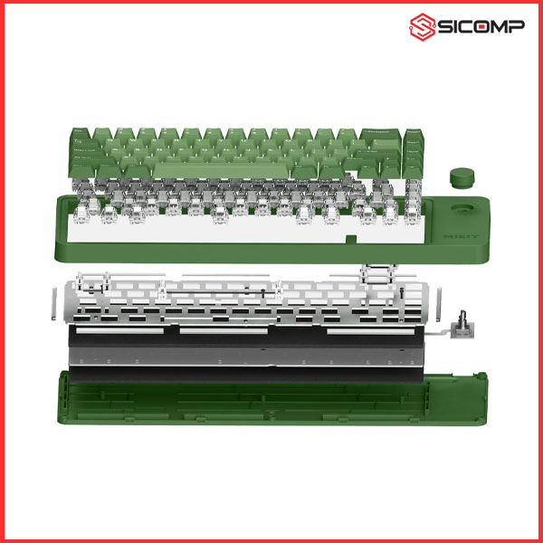 BÀN PHÍM PHÍM CƠ MIKIT M65 EVERGREEN RGB GATERON G PRO 2.0 RED SWITCH, Picture 4