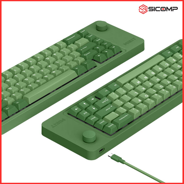 BÀN PHÍM PHÍM CƠ MIKIT M65 EVERGREEN RGB GATERON G PRO 2.0 RED SWITCH, Picture 5