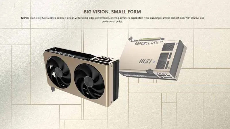 CARD MÀN HÌNH MSI GEFORCE RTX 5060 TI 8G INSPIRE 2X