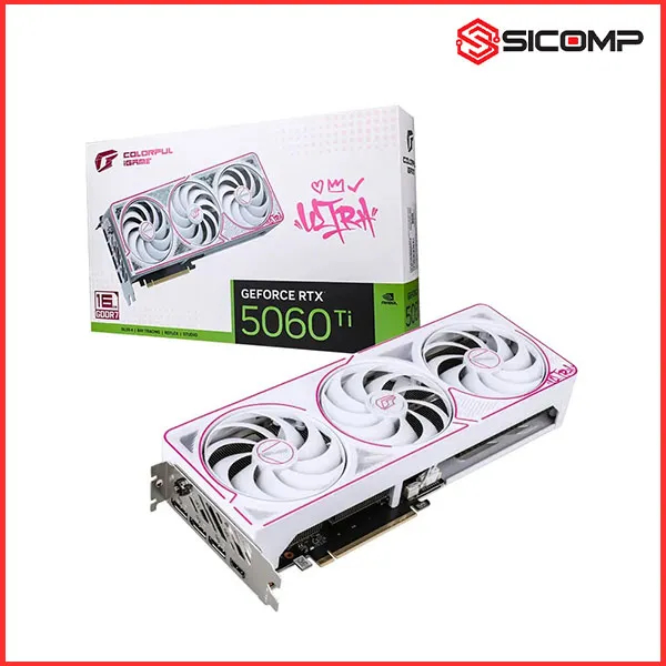 CARD MÀN HÌNH COLORFUL IGAME GEFORCE RTX 5060 TI ULTRA W OC 16GB-V, Picture 4