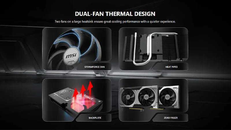 Card Màn Hình MSI GeForce RTX 5060 Ti 16G VENTUS 2X OC PLUS