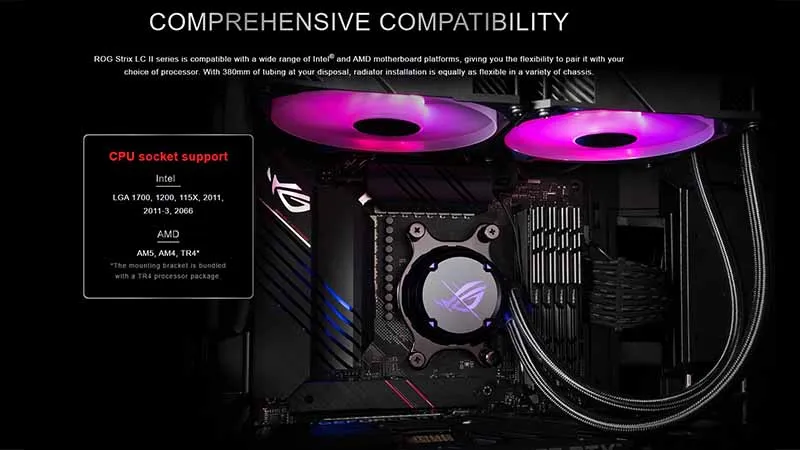 TẢN NHIỆT NƯỚC AIO ASUS ROG STRIX LC II 360 ARGB