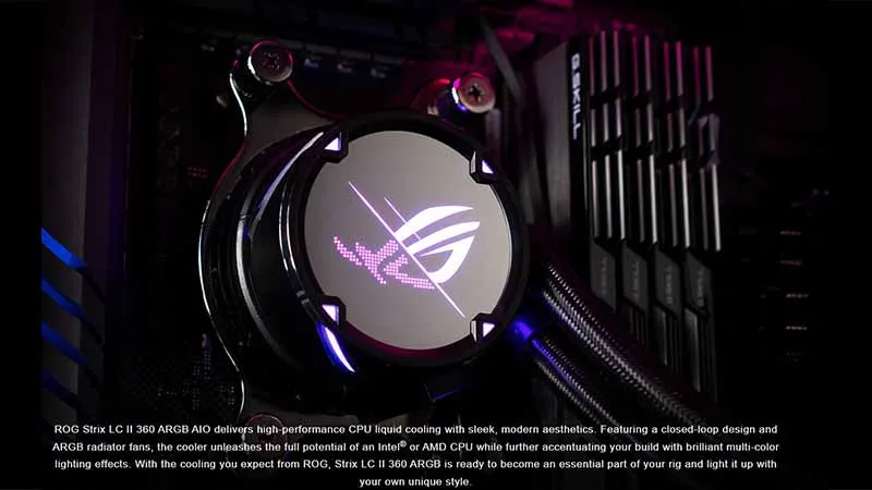 TẢN NHIỆT NƯỚC AIO ASUS ROG STRIX LC II 360 ARGB