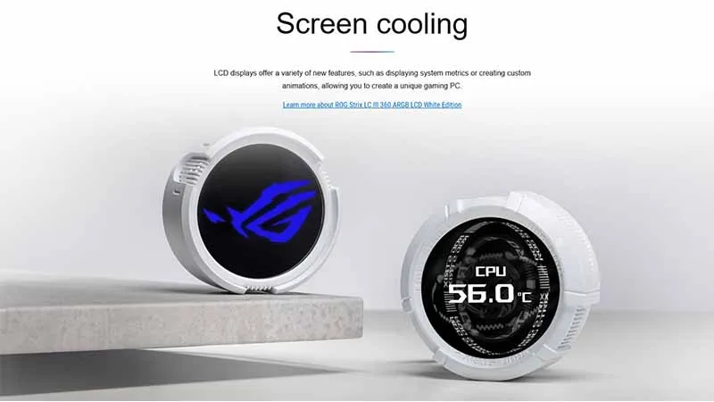 TẢN NHIỆT NƯỚC AIO ASUS ROG STRIX LC III 240 ARGB WHITE EDTION