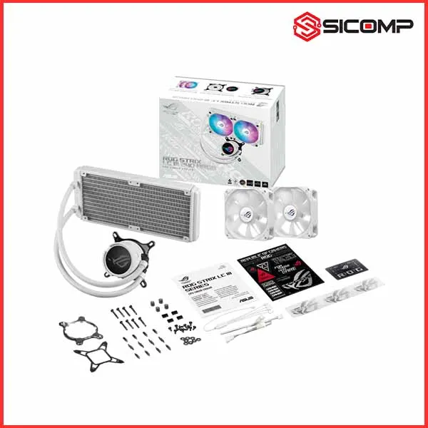 TẢN NHIỆT NƯỚC AIO ASUS ROG STRIX LC III 240 ARGB WHITE EDTION, Picture 7