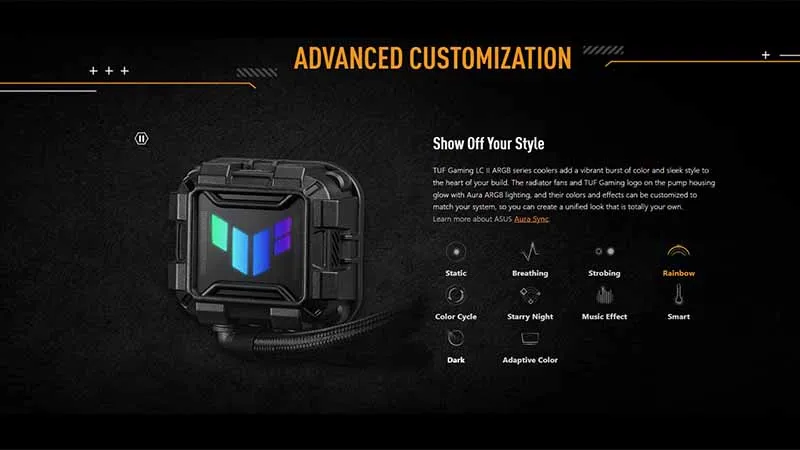 TẢN NHIỆT NƯỚC AIO ASUS TUF GAMING LC II 240 ARGB