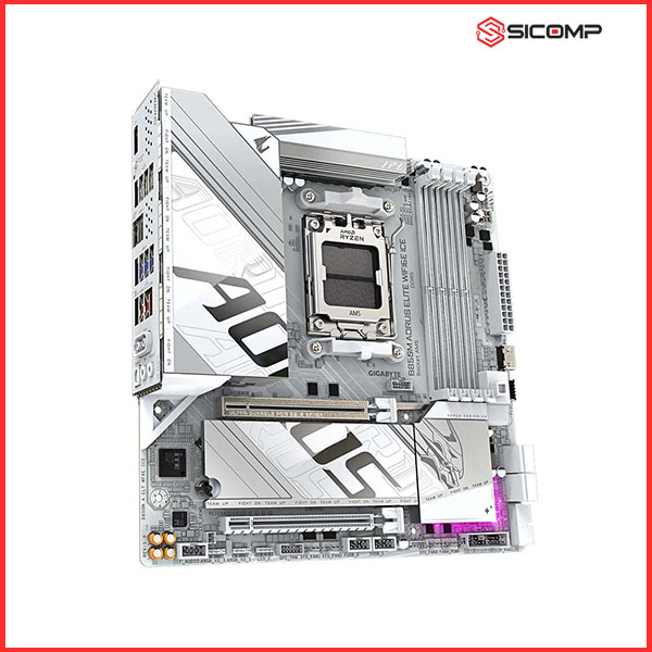 MAINBOARD GIGABYTE B850M AORUS ELITE WIFI 6E ICE, CHÍNH HÃNG, Picture 3