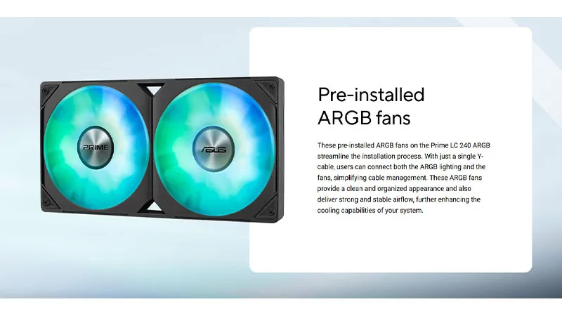 TẢN NHIỆT NƯỚC AIO ASUS PRIME LC 240 ARGB