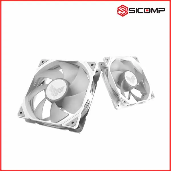 FAN TẢN NHIỆT ASUS TUF GAMING TR120 ARGB REVERSE FAN - TRIPLE PACK WHITE (PACK 3 FAN ARGB 120MM), Picture 3