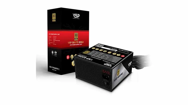 NGUỒN VSP VXP850SGVN GOLD -  850W (MÀU ĐEN/80 PLUS GOLD / FULL MODULAR)