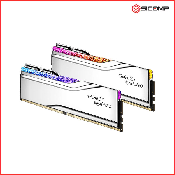 RAM GSKILL TRIDENT Z5 ROYAL NEO DDR5 48GB (24GB x 2) 8000MHZ F5-8000J4048G24GX2-TR5NS, Picture 2