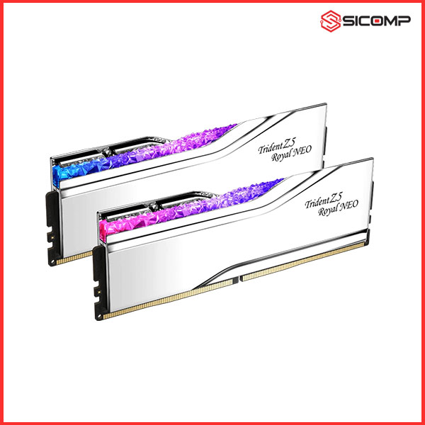 RAM GSKILL TRIDENT Z5 ROYAL NEO DDR5 48GB (24GB x 2) 8000MHZ F5-8000J4048G24GX2-TR5NS, Picture 3