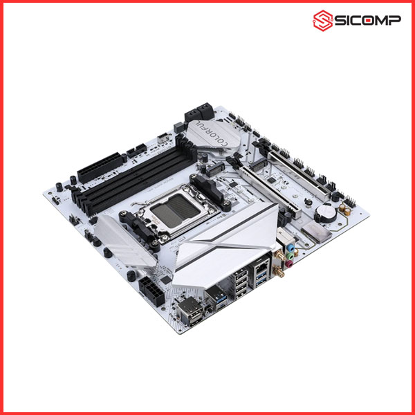 MAINBOARD COLORFUL BATTLE-AX B650M-WHITE WIFI 6 V15 (10+2+1 DrMOS 55A), Picture 5