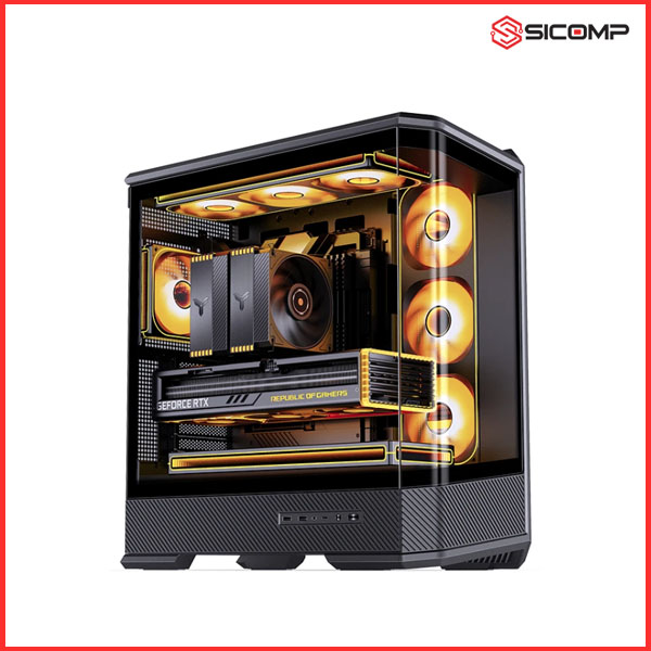 VỎ CASE JONSBO D400 BLACK, Picture 3