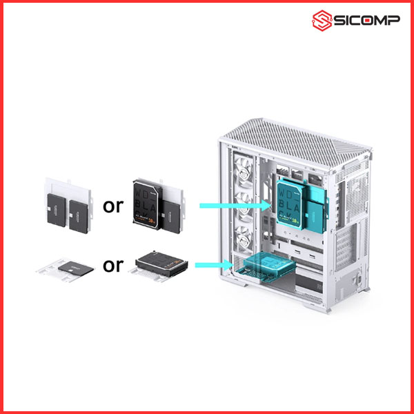 VỎ CASE JONSBO D400 WHITE, Picture 5