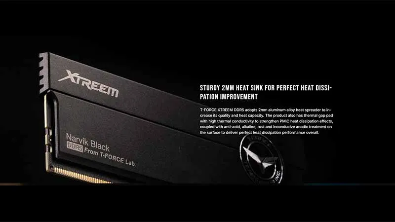 RAM TEAMGROUP T-FORCE XTREEM 2x24GB DDR5 8200MHZ BLACK