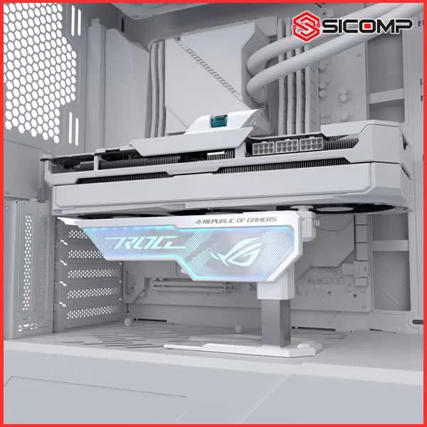 GIÁ ĐỠ VGA ASUS ROG XH01 HERCULX GRAPHICS CARD HOLDER WHITE EDITION, Picture 2