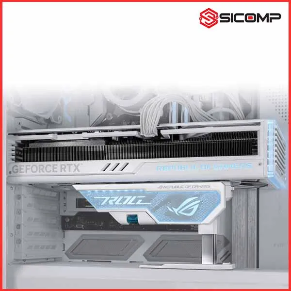 GIÁ ĐỠ VGA ASUS ROG XH01 HERCULX GRAPHICS CARD HOLDER WHITE EDITION, Picture 3