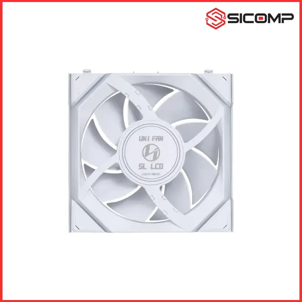 FAN CASE LIAN LI UNI FAN TL WIRELESS LCD 120 - WHITE (BỘ 3 CÁI KÈM HUB USB) - NGƯỢC/ XUÔI, Picture 4