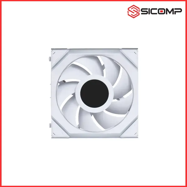 FAN CASE LIAN LI UNI FAN TL WIRELESS LCD 120 - WHITE (BỘ 3 CÁI KÈM HUB USB) - NGƯỢC/ XUÔI, Picture 5
